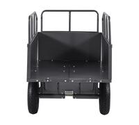 Rimorchio da Giardino 272,16 kg Carrello Ribaltabile in Acciaio per ATV