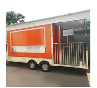 Rimorchio dell'alimento con l'attrezzatura completa della cucina, camion mobile dell'alimento da vendere, rimorchi su misura dell'alimento per la vendita via