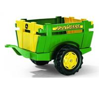 Rolly Toys rimorchio agricolo JOHN DEERE con sponde apribili