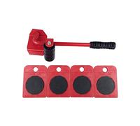 Rimorchio Jack, Mobili Mover Set Furniture Tool Trend Trasporto Sollevatore Pesanti Stuffini Moving Rower Roller Bar Strumenti a mano 5 pezzi set(Lavender)