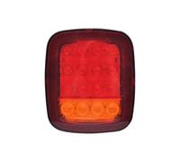 Rimorchio Luci Posteriori Per Jeep Per Wrangler TJ CJ Camion Fanale Posteriore Freno Retromarcia Segnale Girata Luce Affumicato Len Stop Reverse Freno Posteriore Luci Coda a LED Auto Fanali Posteriori