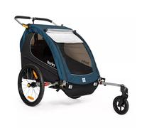 Rimorchio per bambini Burley Encore X Biplace Bleu