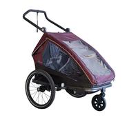 Rimorchio per bambini XLC BS-K01 Duo T Rouge