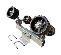 Rimorchio per barche a rulli leggero e resistente per magazzini e porti