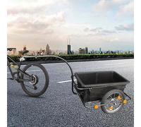 Rimorchio per bici da carico, comodo portapacchi rimovibile, carrello per