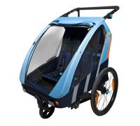 Rimorchio per bici + kit passeggino Bellelli Blu