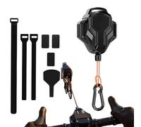 Rimorchio per bici per bambini, 2,7 m, auto-retrattile, corda di traino genitore-figlio, connettore per tutte le stagioni per attività all'aperto in famiglia, esercizi quotidiani, percorsi di gruppo