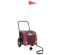 Rimorchio per Cani con Ruota per Passeggino - Interno 80x55x55 cm (93901)