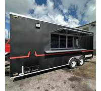 Rimorchio personalizzato per alimenti con cucina completamente attrezzata, camion mobile per alimenti in vendita, gelato, caffè e hot dog che vendono per affari di strada