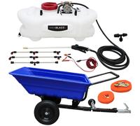 Rimorchio Ribaltabile 295 kg con Irroratore 60L - Giardino e Agricoltura