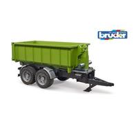 BRUDER ROLL OFF CONTAINER TRAILLER FOR TRACTOR 02035 BRUDER
