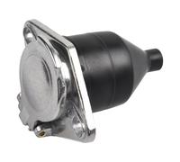 Rimorchio Spina Connettore Giocare 1pcs 24V Nero + Argento Ottone Pins di