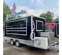 Rimorchio su misura della concessione dell'alimento con il carrello mobile del camion dell'alimento dell'attrezzatura da cucina per la vendita, il carrello di vendita del gelato e della bevanda