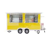 Rimorchio veloce personalizzabile della concessione da vendere il piccolo camion dell'alimento con il rimorchio completo del hot dog del carrello di vendita del caffè della cucina per uso commerciale