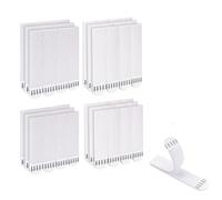 Rimovibili Strisce Di Ricambio, 24pc Strisce Appendiquadri Bianche, Pad Biadesivo Striscia di Montaggio, Strisce Appendiquadri Adesive, Per Quadri Cornici E Poster,Decorazioni Natalizie, Senza Chiodi