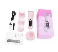 Rimozione dei capelli bagnati e asciutti con supporto di ricarica USB in ceramica intercambiabile resistente all'acqua Rasoio bagnato e asciutto Rasoio per l'inguine per gli uomini