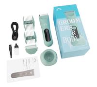 Rimozione dei capelli bagnati e asciutti con supporto di ricarica USB in ceramica intercambiabile resistente all'acqua Rasoio bagnato e asciutto Rasoio per l'inguine per gli uomini