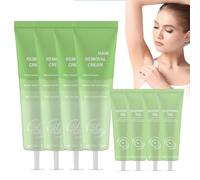 Rimozione dei capelli da donna, delicata crema per la rimozione dei peli del viso per pelli sensibili, veloce, semplice calmante, pelle liscia, non irritante e sicura per tutti i tipi di pelle (4