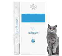 Rimozione dei denti del cane - Sostanza vegetale naturale per la pulizia dei denti | Strumento per la pulizia dei denti del gatto, penna per spazzolino da denti per animali domestici, detergente per