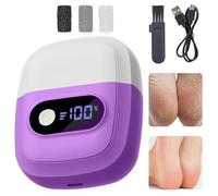 Rimozione del callo del piede, strumento di pedicure elettrica, smacchiato per la pelle dura, ricaricabile e portatile, impostazioni a più velocità, ABS, 7.2x8,5x3,3 cm adatto per uomini e donne