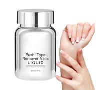 Rimozione della colla per unghie per pressa sulle unghie - Solvente per colla per unghie | Strumento di precisione per manicure a casa e in viaggio