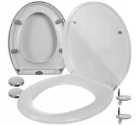 Rimozione della toilette universale della tavola bianca con bianco chiusura