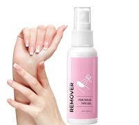 Rimozione delle unghie finte, soluzione per la rimozione del gel solido, spray per la rimozione della colla per unghie da 55 ml, per le donne principianti, con design a punta francese per unghie