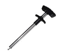Rimozione di ami da pesca in tubo di alluminio durevole con comoda maniglia a T per tutti i pescatori Fish Out Extractor Fishing Removers