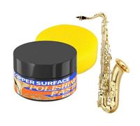 Rimozione di metallo ruggine - 30 ml strumenti a fiato crema con pasta lucidante per metallo per rame oro argento ottone strumenti, strumenti a fiato per sassofono