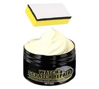 Rimozione graffi orologio - 30 g di pasta detergente per gioielli, crema per la rimozione dei graffi sui metalli per la cura e il rinnovamento | Dimensioni barattolo compatto 4 x 4,2 x 4,2 cm adatto