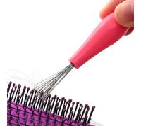 Rimozione Pulsolvito per la spazzola per capelli per polvere - Strumento per il detergente per la spazzola per capelli | Piccoli pettini con maniglia | rastrello a filo portatile con