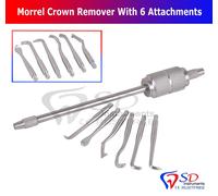 Rimuovi Corona Morrel Con 6 Accessori Kit Rimozione Corone Dentali CE NUOVO