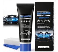 Rimuovi Graffi Auto 2-in-1 - Lucidante e Paste Riparatrice per Vernice - Rimuove Graffi Leggeri, Swirls e Ossidazione - Adatto a Tutti i Colori - Set con Spugna e Panno in Microfibra