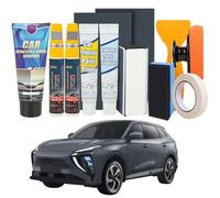 Rimuovi Graffi Auto, Polish Auto Rimuovi Graffi, Penna Ritocco Carrozzeria per Riparare i Graffi di Vernice Graffi di Ramo Graffi di Unghie Graffi di Vortice (11, Grigio Argento + Grigio Titanio)