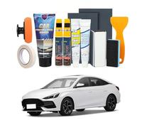 Rimuovi Graffi Auto, Polish Auto Rimuovi Graffi, Penna Ritocco Carrozzeria per Riparare i Graffi di Vernice Graffi di Ramo Graffi di Unghie Graffi di Vortice (12, Nero Puro + Perla Nera)