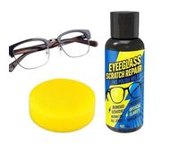 Rimuovi Graffi Occhiali - Soluzione Macchie Specchi | Lucidatore per Occhiali Telefono Vetri Auto