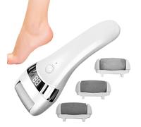 Rimuovitore Elettrico Di Calli Per Piedi,Kit Pedicure Con 3 Testine - File Elettrico Per Calli Dei Piedi,Per Pelle Screpolata Dura e Morta Cura del Tallone Casa e Viaggio Spa Donne e Uomini Compleanno
