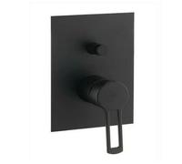 RIN015NO/M Miscelatore incasso doccia deviatore inox nero opaco Ringo PAFFONI
