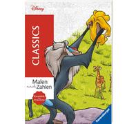 Rina Gregor Jéré Malen nach Zahlen Disney: Classics - Malbuch für E (Tascabile)