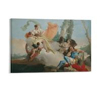 Rinaldo Enchanted by Armida Giovanni Battista Tiepolo, poster su tela, stampa artistica da parete, decorazione moderna, 60 x 90 cm