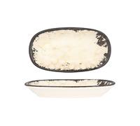 Rinart Piatto di servizio - Vega - Porcellana - 16x9 cm - set di 2