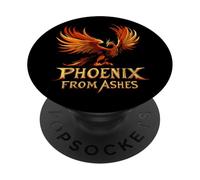 Rinascere nel fuoco come un vero vestito da fenice PopSockets PopGrip Adesivo