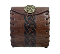 Rinascimentale Cintura per Donne Uomo Portafogli Medievali Cubo Moneta PU Borsa in Pelle Borsa Cambiamento Della Vita Borsa Cuoio Cubo Cintura Medievale Sacchetto Cosplay Portafoglio, Marrone, Tipo A