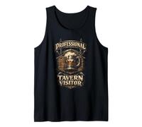 Rinascimentale dicendo Medievale Professional Tavern Visitor Canotta