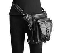 rinascimentale, Steampunk - Borsa Steampunk Borsa da gamba a goccia da gamba in vita | con tracolla impermeabile retrò punk per ragazze, viaggi, donne, escursionismo