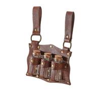 Rinascimentali Costume Accessorio Cintura Borse Festival Halloween Costume Cintura per Giochi di Ruolo Fantasy Attrezzatura da gioco di ruolo, Marrone chiaro, Taglia unica, Bellezza di massa