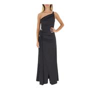 Rinascimento - Abito Lungo Monospalla - - Dresses - Donna - Nero - XS