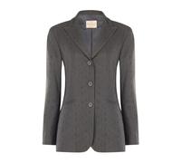 Rinascimento - Giacca Monopetto con Effetto Gessato - - Jackets - Donna - Grigio - L