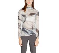 Rinascimento Gray Polyester Long Sleeve T-Shirt - IT38|XS