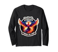 Rinascita In Progresso Perdono Le Ceneri Phoenix Rising Reborn Maglia a Manica